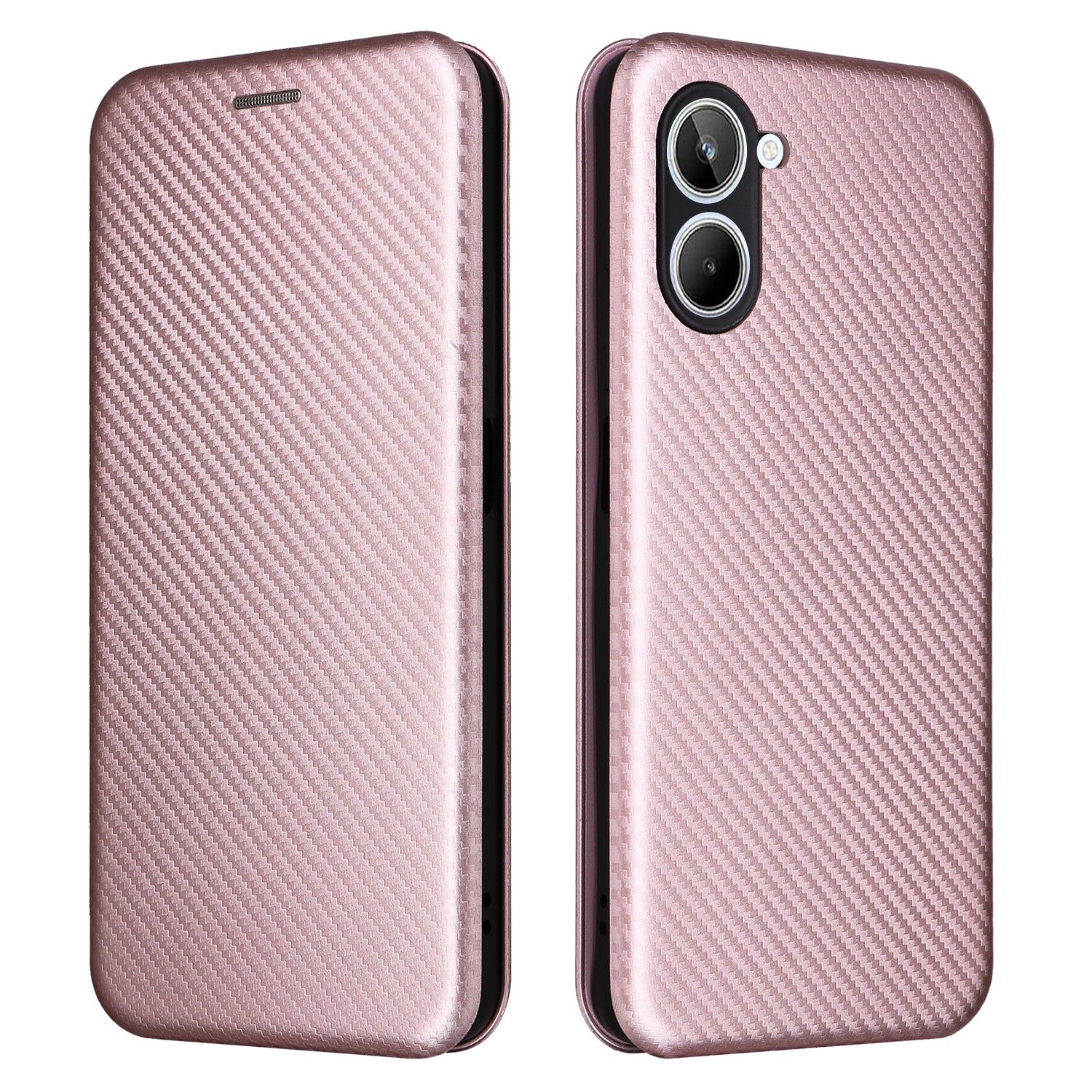 For Realme 10 4G Anti-Scratch PU Leather Phone Case Magnetic Auto-absorbed Carbon Fiber Texture Card Slot Stand Flip Cover For Realme 10 4G Anti-Scratch PU Leather Phone Case Magnetic Auto-absorbed Carbon Fiber Texture Card Slot Stand Flip Cover